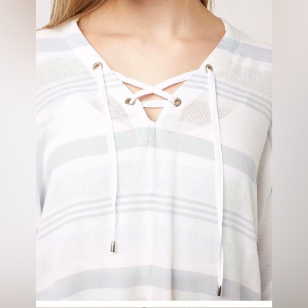 RAILS Lily Tunic In Brighton Stripe size L - Picture 7 of 11
